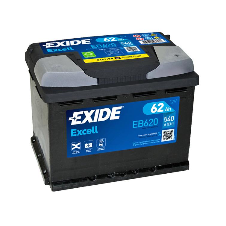 EXIDE Excell 62Ah 540A