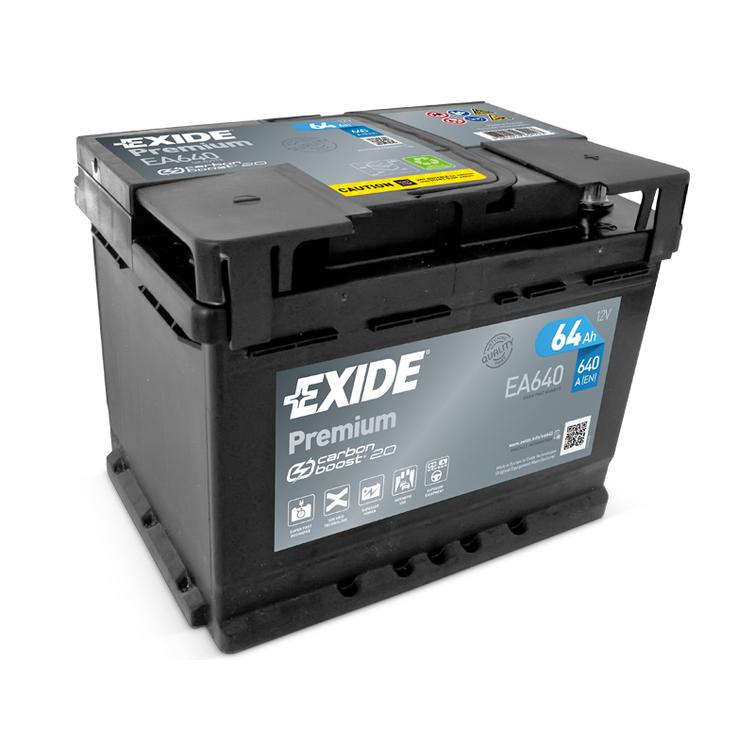 EXIDE Premium 64Ah 640 A