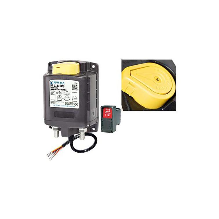 S&auml;hk&ouml;inen p&auml;&auml;virtakytkin 12V 500A, k&auml;sik&auml;ytt&ouml;mahdollisuus