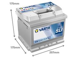 VARTA C6 Dynamic SLI 52Ah 520A