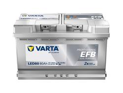 VARTA LED80 Profesional dual purpose EFB 80Ah