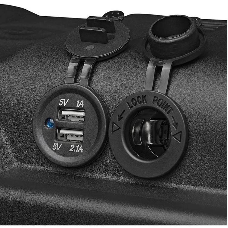 Akkukotelo varusteilla IP65