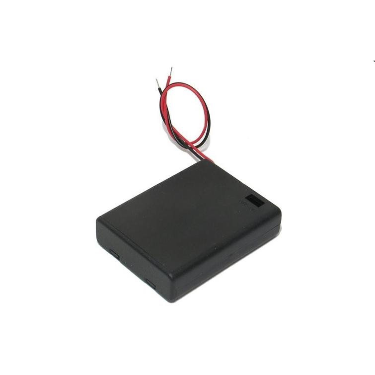 Paristokotelo 4 x AA kannella ja kytkimell&auml;