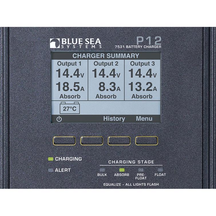 Blue Sea akkulaturi 12V 25A