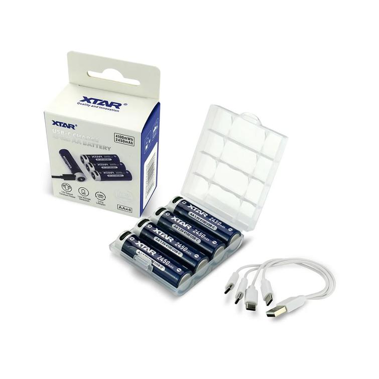 Xtar R6 / AA 1.5V Li-ion 2450mAh USB-C - 4kpl