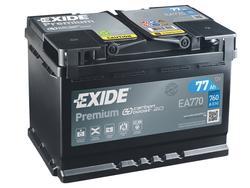 EXIDE Premium 77Ah 760 A
