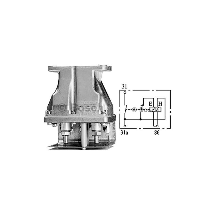 S&auml;hk&ouml;inen p&auml;&auml;virtakytkin 24V 250A 