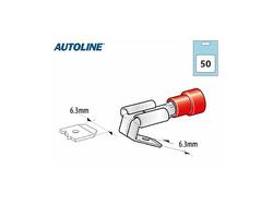 Lattahaaroitin 6.3mm reppuselk&auml; 50kpl