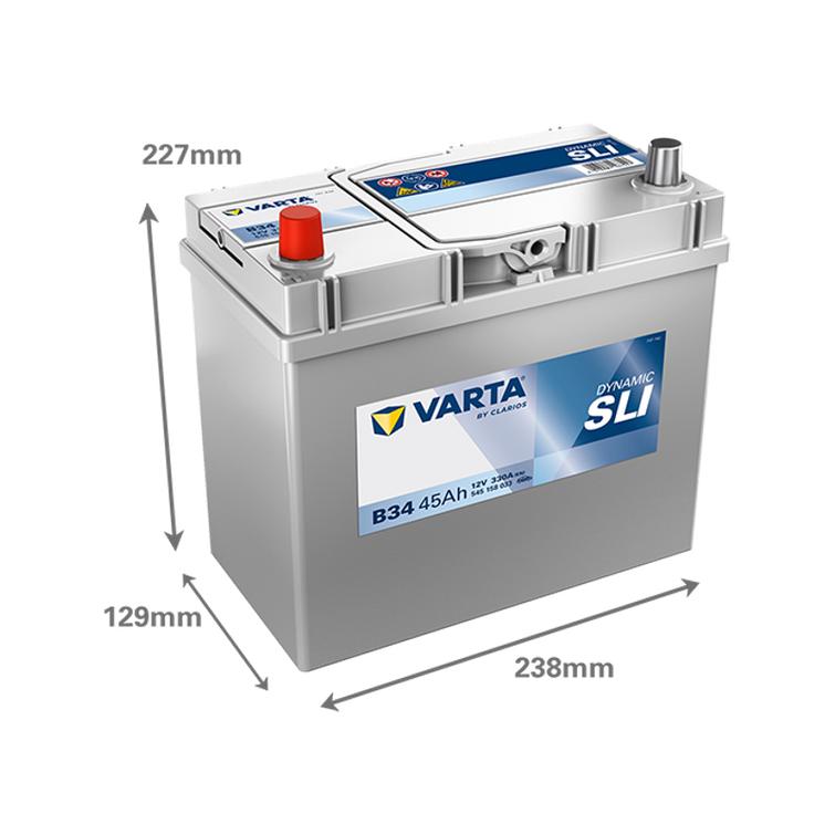 VARTA B34 Dynamic SLI 45Ah 330A