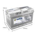 VARTA LED80 Profesional dual purpose EFB 80Ah