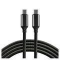 USB-C - USB-C latauskaapeli 5A 1M