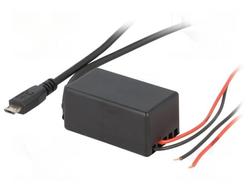 Virtal&auml;hde 12-24VDC-5VDC micro-USB
