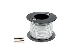 Autojohto 0.75mm&sup2;, Valkoinen-Musta 100M