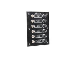 Katkaisinpaneeli 6 x vipukytkin