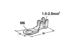 Liitin 1.0-2.5mm&sup2; johdolle