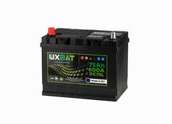 Uxbattery 75Ah 600A Dual performance + / -