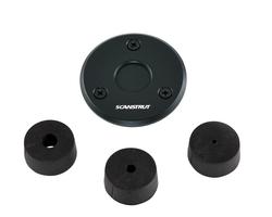 Kaapelin läpivienti Ø2-8mm johdolle, Ø16mm IP68, musta