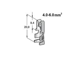 Liitin 4.0-6.0mm&sup2; johdolle