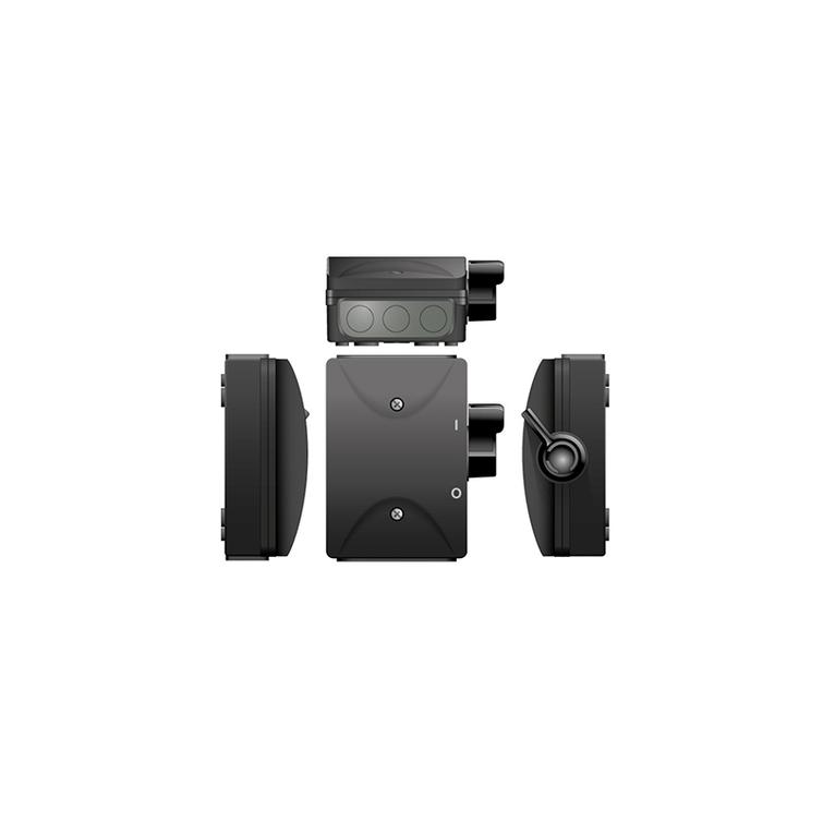 Turvakytkin vipu, IP54, Norwesco, Musta