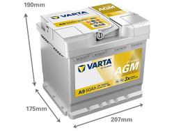 VARTA A9 Dynamic AGM 50Ah 540A