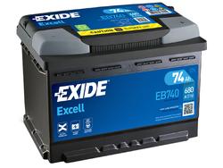 EXIDE Excell 74Ah 680A