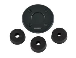 Kaapelin l&auml;pivienti &Oslash;9-14mm johdolle, &Oslash;30mm IP68, musta