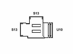 Suojaputken T-liitin B13-13-10