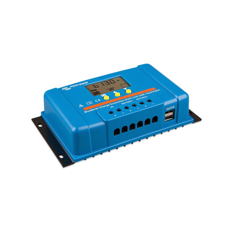 Victron BlueSolar PWM DUO 20A kahdelle akulle