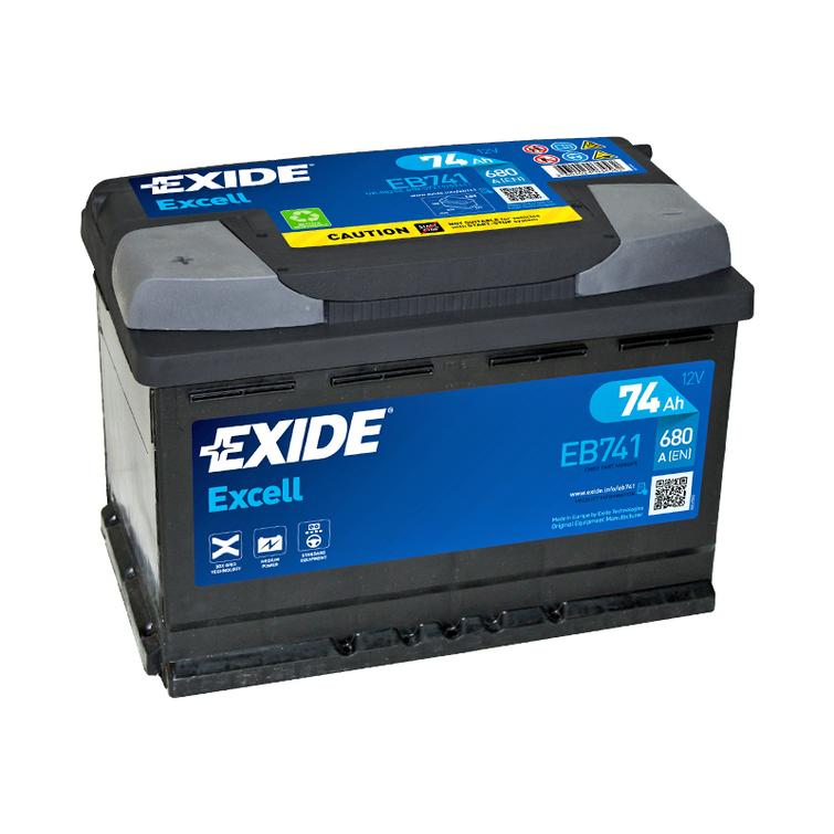 EXIDE Excell 74Ah 680A
