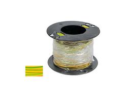 Autojohto 0.75mm&sup2;, Keltainen-Vihre&auml; 100M