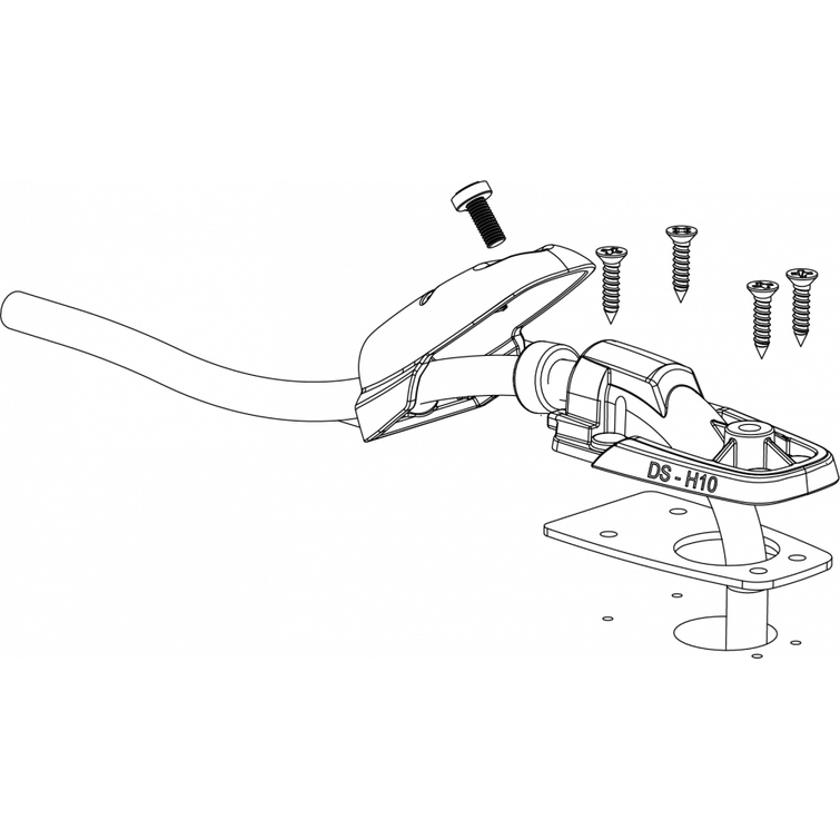 Kaapelin läpivienti Ø6-10mm kaapelille IP68 musta