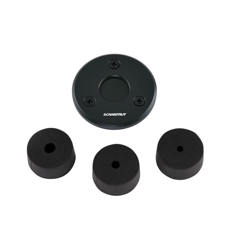 Kaapelin läpivienti Ø9-14mm johdolle, Ø21mm IP68, musta