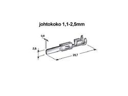 Liitin 1.0-2.5mm&sup2; johdolle