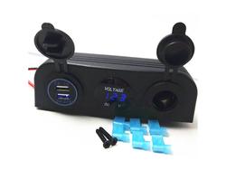 12V pistokerasia + 2 x usb, j&auml;nniten&auml;yt&ouml;ll&auml;