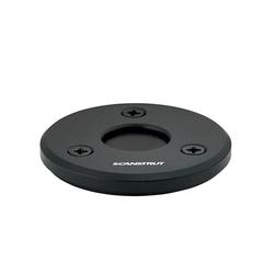 Kaapelin läpivienti Ø4-9mm johdolle, Ø21mm IP68, musta