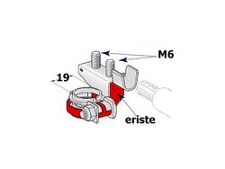 Akkukenk&auml; (+) 2xM6
