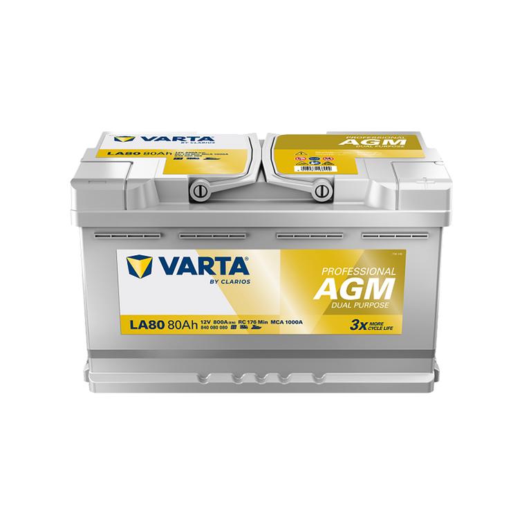 VARTA LA80 Profesional Dual Purpose AGM 80Ah