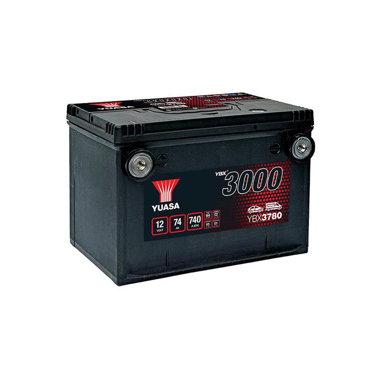 Yuasa YBX3780 74Ah 740A sivunapa