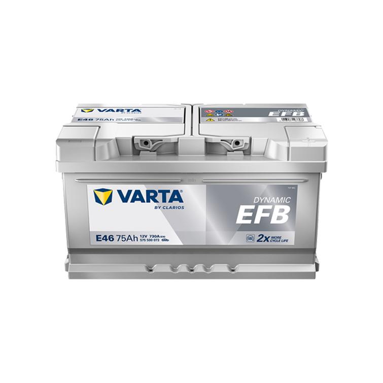 VARTA E46 Dynamic EFB 75Ah 730A