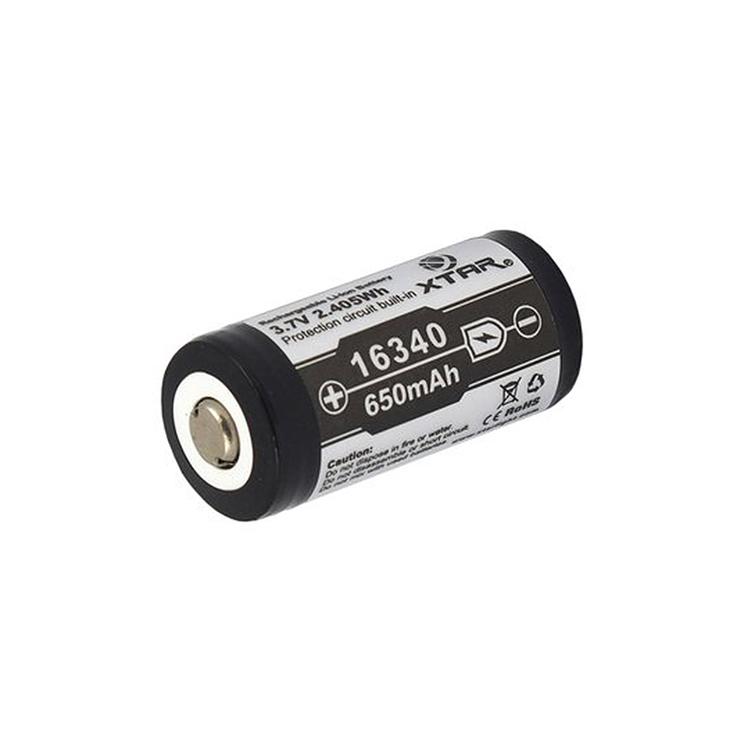 Xtar 16340 3.7v 650mAh