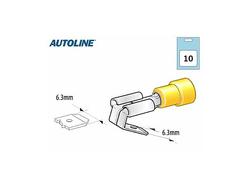 Lattahaaroitin, 6.3mm reppuselk&auml; 10kpl