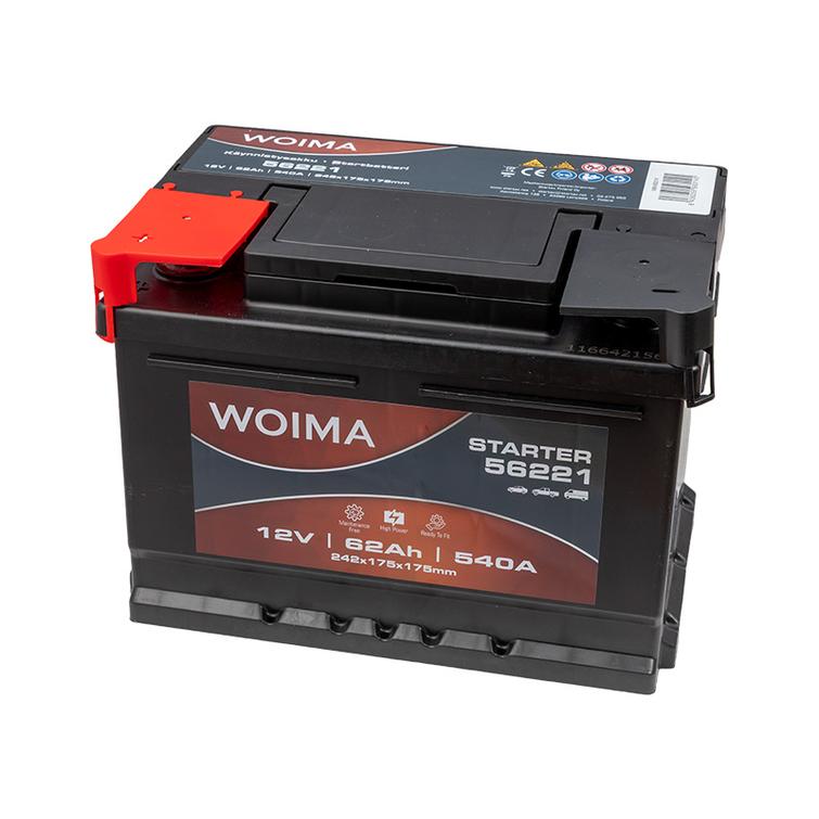 Woima SMF 62Ah matala + / -