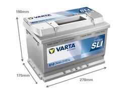 VARTA E12 Dynamic SLI 74Ah 680A + / -