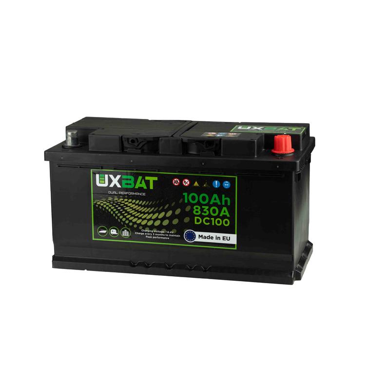 Uxbattery 100Ah 840A Dual performance