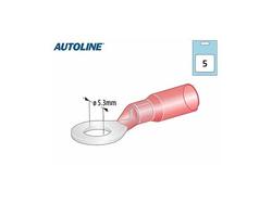 Kutisterengasliitin M5, punainen 5kpl