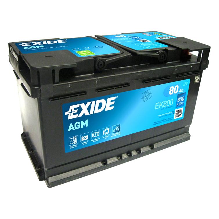 EXIDE AGM 80Ah 800A