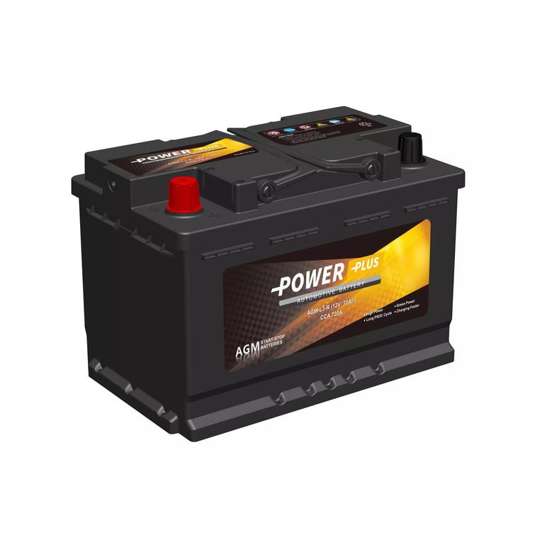Power Plus AGM-L3-R 12V 70Ah +/-