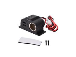 Latausportti 2xUSB + 12V ulosotto