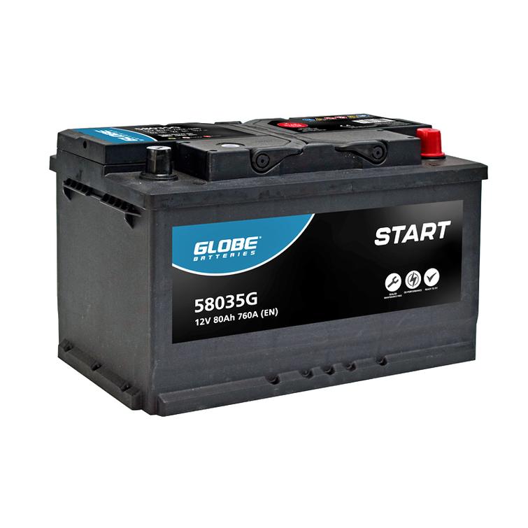 Globe 80Ah 760A matala