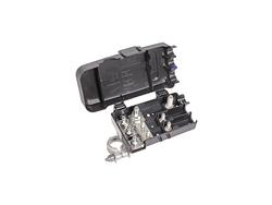 Akkukenk&auml;, Sulakerasia 2 x Midi, 1 x Mega/Powerval